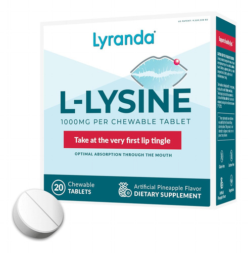 Suplemento Para Herpes Labial 20 Pastillas Masticables Ananá
