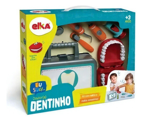 Kit De Dentista De Juguete Elka Mundo Magico 