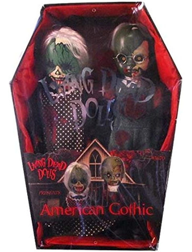 Mezco Toyz Living Dead Dolls 2pack American Gothic Bloody Ve