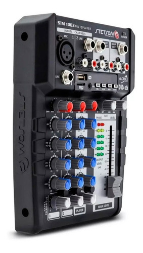 Imagem 3 de 5 de Mesa Som Digital Automotivo Stetsom Stm1003 3 Ch 4 Bandas