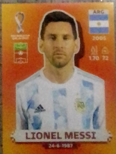 Figurita De Messi De Qatar 2022 En Perfecto Estado