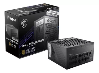 Fuente De Poder Msi Mpg A750g Pcie5 750w 80+ Gold Atx