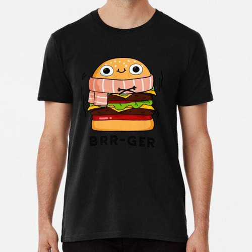 Remera Juegos De Palabras Divertidos De Hamburguesas Brr-ger