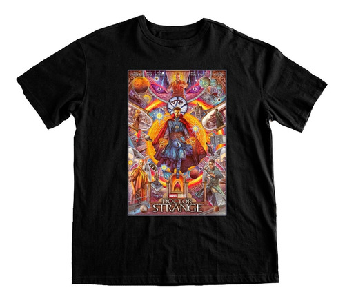 Polera Estampada De Algodón Orgánico Doctor Strange Marvel