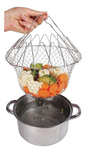 Cesta De Acero Inoxidable Para Freir