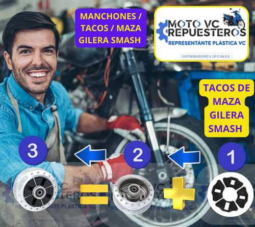 Manchones Taco Maza Smash X100 - Moto Vc Repúesteros