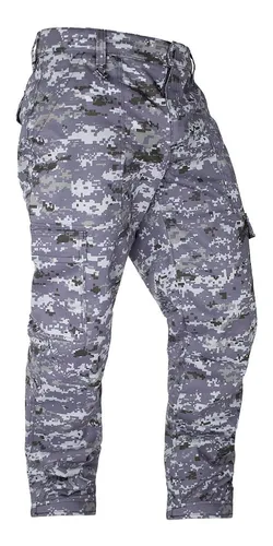 Cal a Camuflada Digital Azul Resistente Confort vel Ripstop