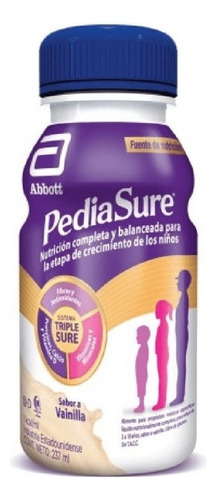 Pediasure Plus Liquido X 237ml Vainilla