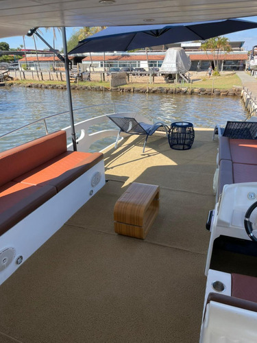 Barco Catamarã Em Fibra Completo!