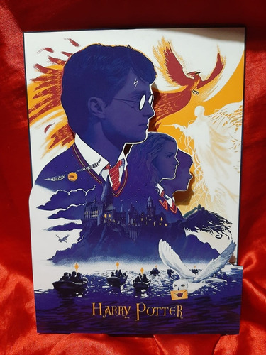 Cuadros De Madera Grandes 3d Harry Potter 8