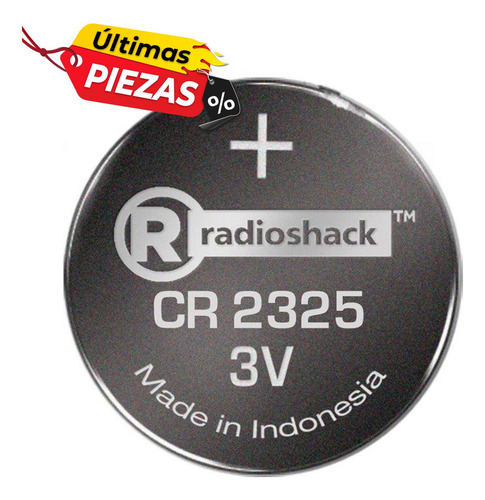 Pila De Litio Botón Cr 2325 Radioshack