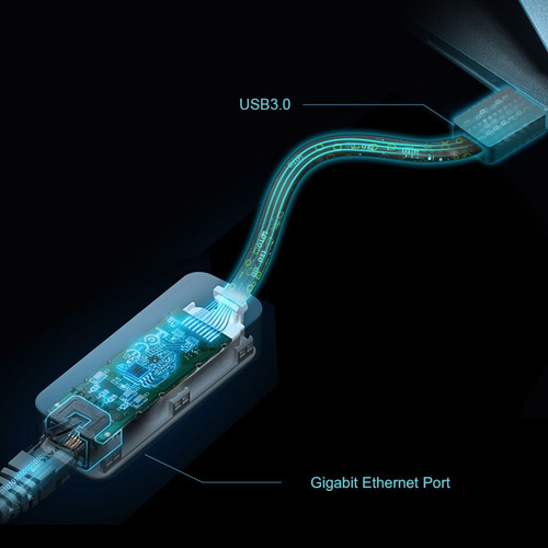 Imagen 9 de 10 de Adaptador De Red Tp Link Ue306 Ethernet Gigabit Usb 3.0 Pc