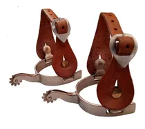 Comprar Espora Infantil Quarto De Milha Em Inox E Correia De Couro