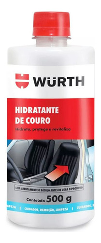 Hidratante De Couro Embelezador - Wurth-500ml Hidrata Limpa