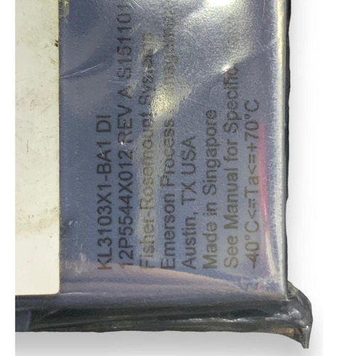 Emerson Kl3103x1-ba1 Di