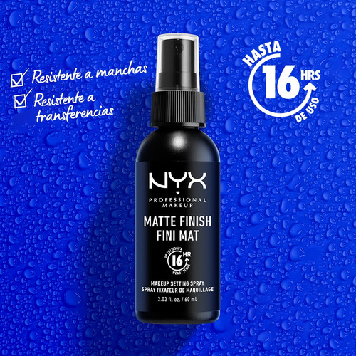Kit Dúo Spray Fijador De Maquillaje Acabado Mate De Nyx