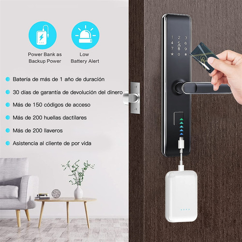 Cerradura Electronica Inteligente Alta Seguridad Digital App