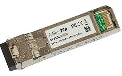 Modulo Transceptor Mikrotik S+85dlc03d 10g Sfp+ 300mts