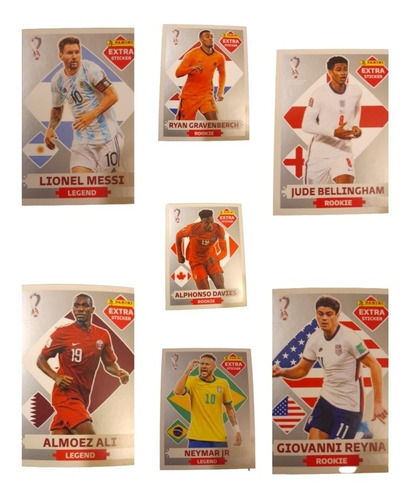 Extra Sticker Plata Qatar 2022 Panini (estampa A Elegir)