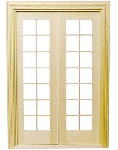 Dollhouse Miniature Classic French Doors