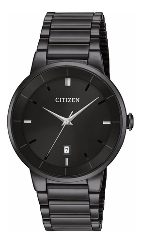Citizen Quartz Mens Black Bi5017-50e Original Con Garantía