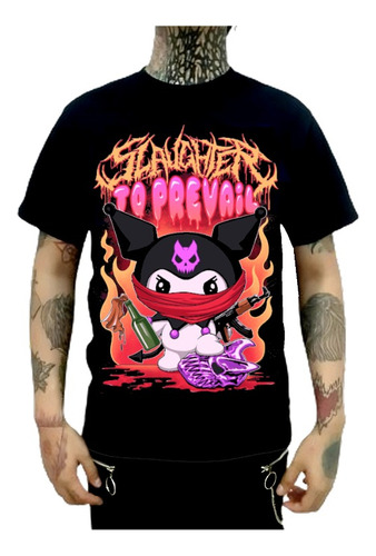 Playera Slaughter To Prevail Kuromi Brutal Deathcore Metal