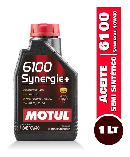 Aceite 6100 Synergie 10w40 4t 1 Lt Motul 