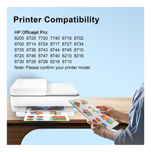Cartuchos De Tinta Combinados Compatíveis Com 952xl Para Hp