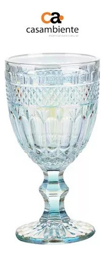 Jogo 6 Taças De Vidro Lumini Furta Cor 350 Ml Casambiente