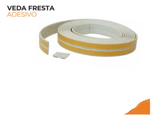 Veda Fresta Comfort Adesivo Super Resistente 2x9mm Branco