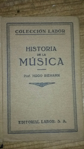 Historia De La Música  Hugo Riemann