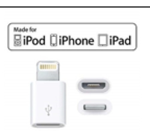 Adaptador Ligthting Micro Usb A iPhone 5 6