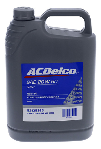 Aceite 20w50 Galon Acdel Acdelco 52135365