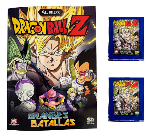 Album + Figuritas Dragon Ball Z Grandes Batallas X20 Sobres