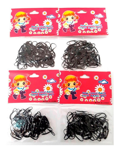 Imagen 1 de 5 de Gomitas Para Trenzas Pelo X 320 Unidades,hermoso Toque
