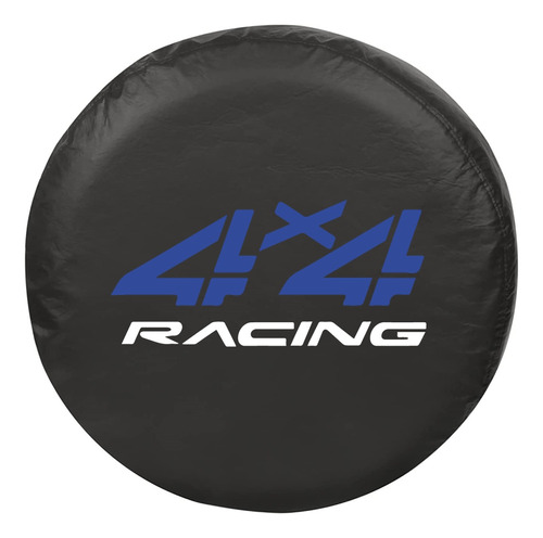 Cubre Neumático Rueda Aro 15 Y 16 Diseños 4x4 Racing Azul