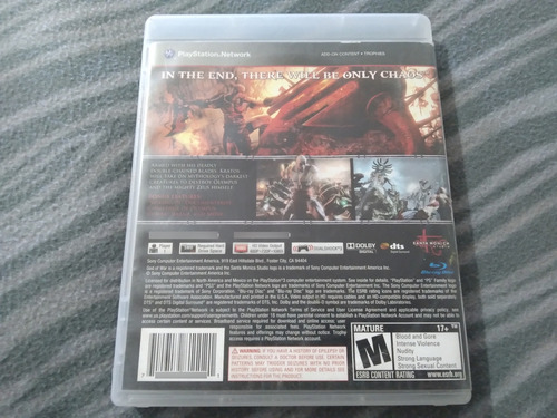 God Of War Iii - Ps3 (Usado)