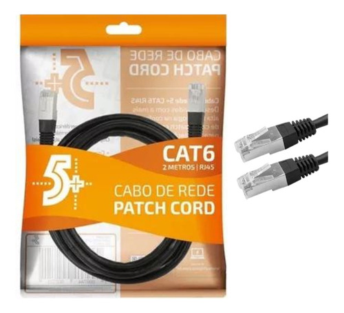 Cabo De Rede Rj45 Cat6 Patch Ótima Conectividade 0181086