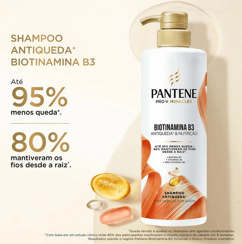 Kit Pantene Shampoo E Condicionador Biotinamina 510ml