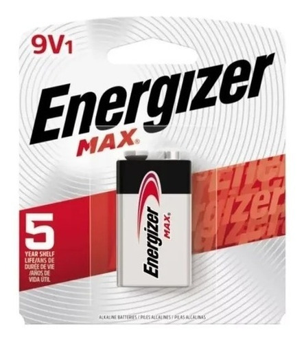 Bateria 9v Energizer Max Pila