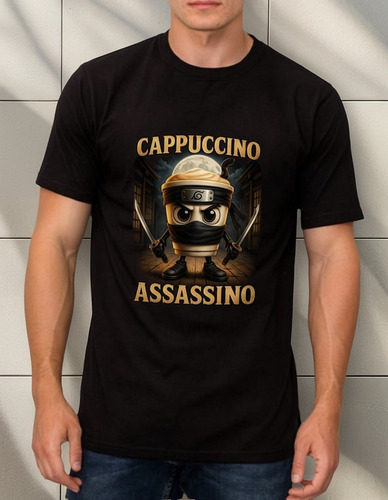 Remeras Pareja The Italian Brainrot Ai Animals Capuccina
