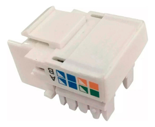 Conector Hembra Porta Jack Rj45 Cat 5e Autocrimpeable Amp
