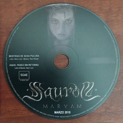 Cd Saurom Single Maryam (Usado)