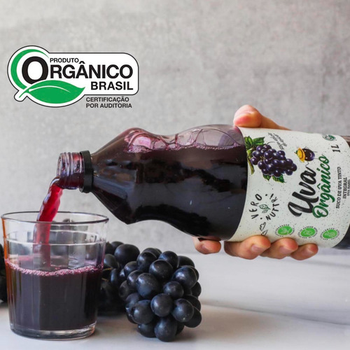 Imagem 2 de 3 de Suco De Uva Tinto Vero Nuttri Integral Orgânico 1 Lt