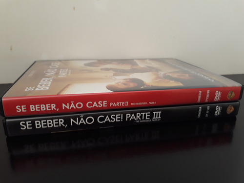 Dvd Lote 2 Filmes Se Beber Não Case 1 E 2 (excelente Estado) (Usado)