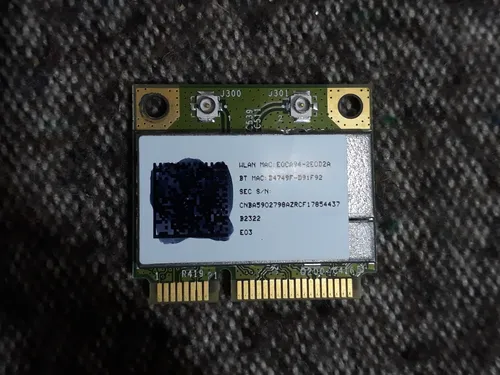 Placa Wifi Wll6230b-d99 Notebook Samsung Rv511 Rc710 (Usado)