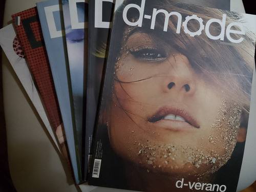 Lote De 6 Revistas D-mode Dmode Tipo Vogue Impecables.