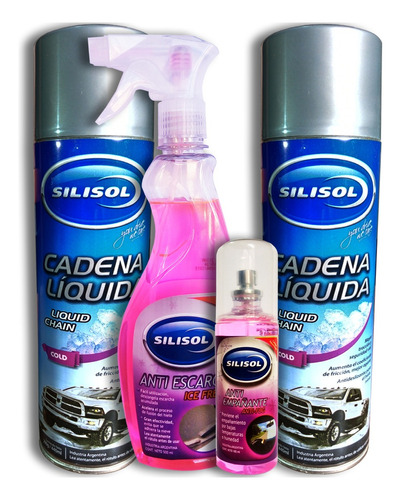 Combo Invierno: Cadena Liquida Anti Escarcha Anti Empañante 