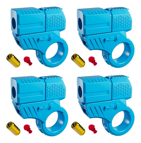 4 Pistolas Anillo Juguete Antiestrés Fidget Descompresión 3d