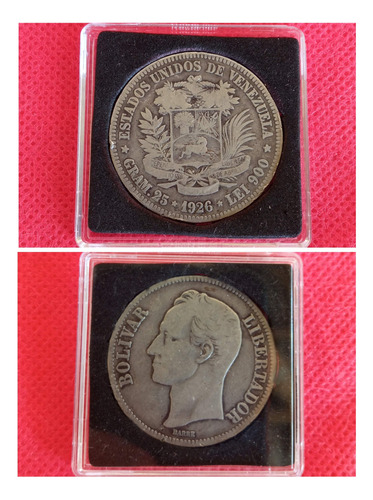  Fuerte Venezolano, 25 Gramos Plata, 1926!